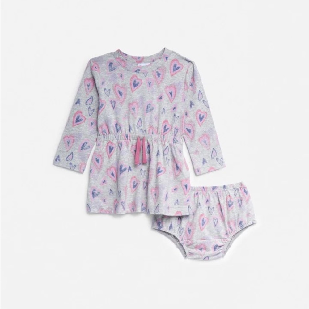 Splendid Infant Girl Graffiti Hearts Dress‎
